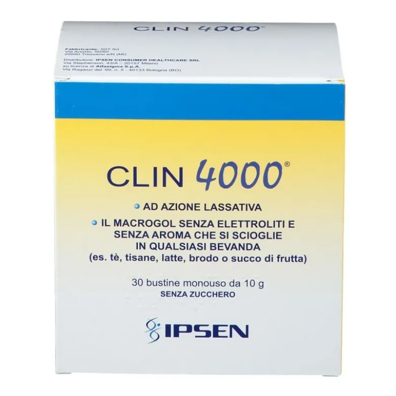 Clin 4000 Lassativo 30 Bustine 10 gr