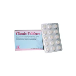 Clinnix Foliferro Integratore di Ferro 30 Compresse