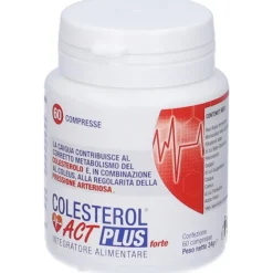 Colesterol ACT Plus Forte Integratore per il Colesterolo 60 Compresse