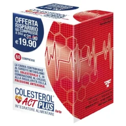 Colesterol ACT Plus Forte Integratore per il Colesterolo 60 Compresse