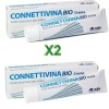 Connettivina Bio Crema Cicatrizzante per Ferite e Scottature 2x25g (Totale 50g)