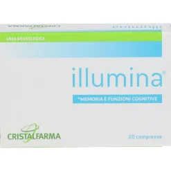 Cristalfarma Illumina per Memoria e Funzioni Cognitive 20 Compresse