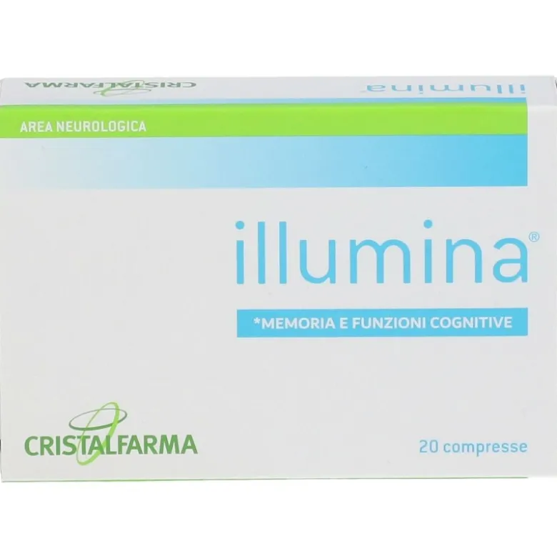 Cristalfarma Illumina per Memoria e Funzioni Cognitive 20 Compresse