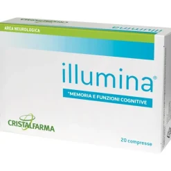 Cristalfarma Illumina per Memoria e Funzioni Cognitive 20 Compresse