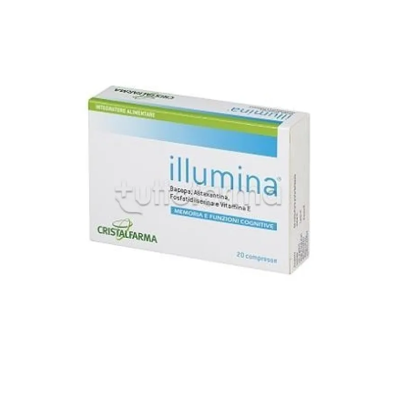 Cristalfarma Illumina per Memoria e Funzioni Cognitive 20 Compresse