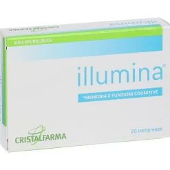 Cristalfarma Illumina per Memoria e Funzioni Cognitive 20 Compresse
