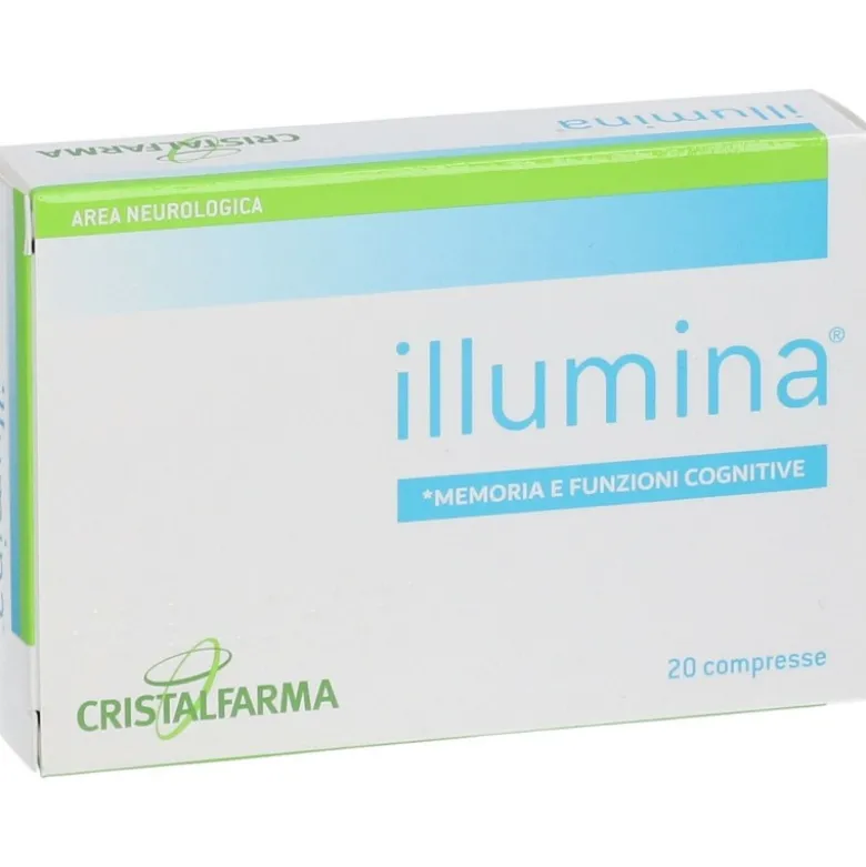 Cristalfarma Illumina per Memoria e Funzioni Cognitive 20 Compresse