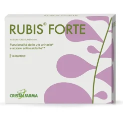 Cristalfarma Rubis Forte Integratore per Vie Urinarie 14 Bustine