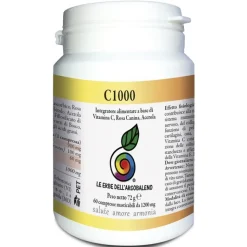 C 1000 Vitamina C 1000 mg 60 Compresse Masticabili Frutti di Bosco