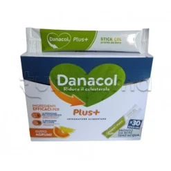 Danacol Plus Integratore per Colesterolo 30 Stick Gel da Bere