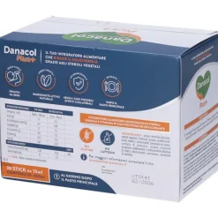 Danacol Plus Integratore per Colesterolo 30 Stick Gel da Bere