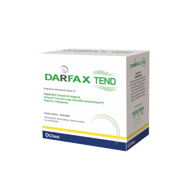 Darfax Tend Integratore per Tendini e Legamenti 28 Bustine Gusto Arancia