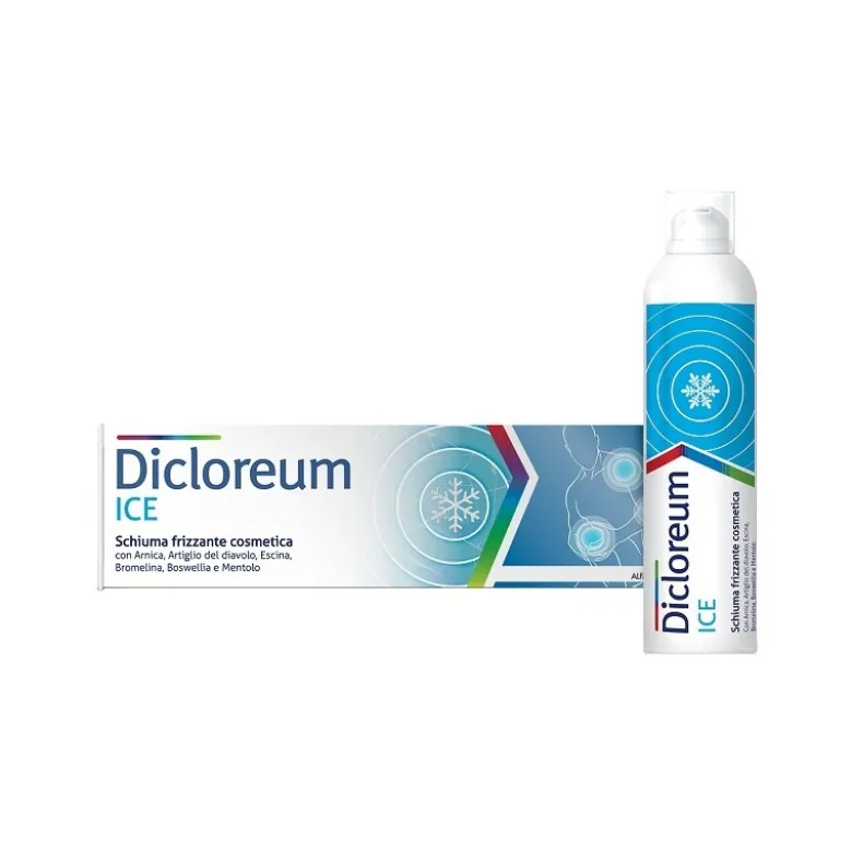 Dicloreum ICE Schiuma Frizzante per Dolori Traumi e Contusioni 150ml