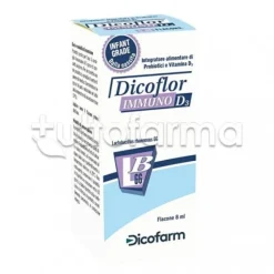 Dicoflor Immuno D3 integratore per l'Equilibrio della Flora Intestinale 8ml