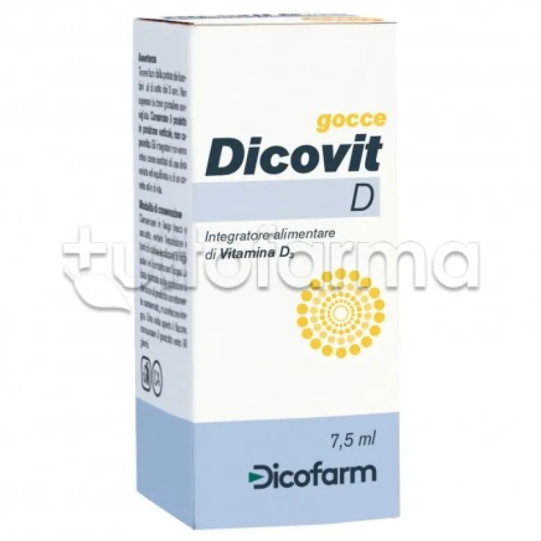 Dicovit D Vitamina D Gocce Bambini 7,5ml