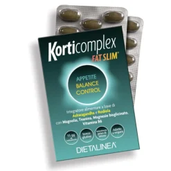 Dietalinea Korticomplex Fat Slim Integratore Controllo Cortisolo e Peso Corporeo 30 Compresse