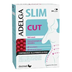 Dietmed AdelgaSlim Cut Integratore per Intestino e Digestione 84 Capsule