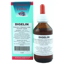 Digelin Gocce supporto naturale per digestione e benessere intestinale 100ml