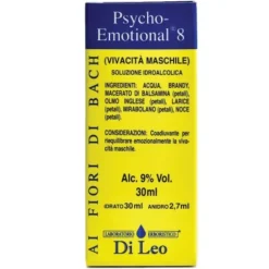 Di Leo Fiori di Bach Psycho Emotional 8 Vivacità Maschile Soluzione Idroalcolica 30ml