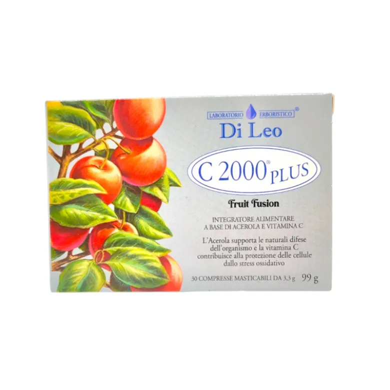 Di Leo Vitamina C 2000 Plus Fruit Fusion Integratore 30 Compresse