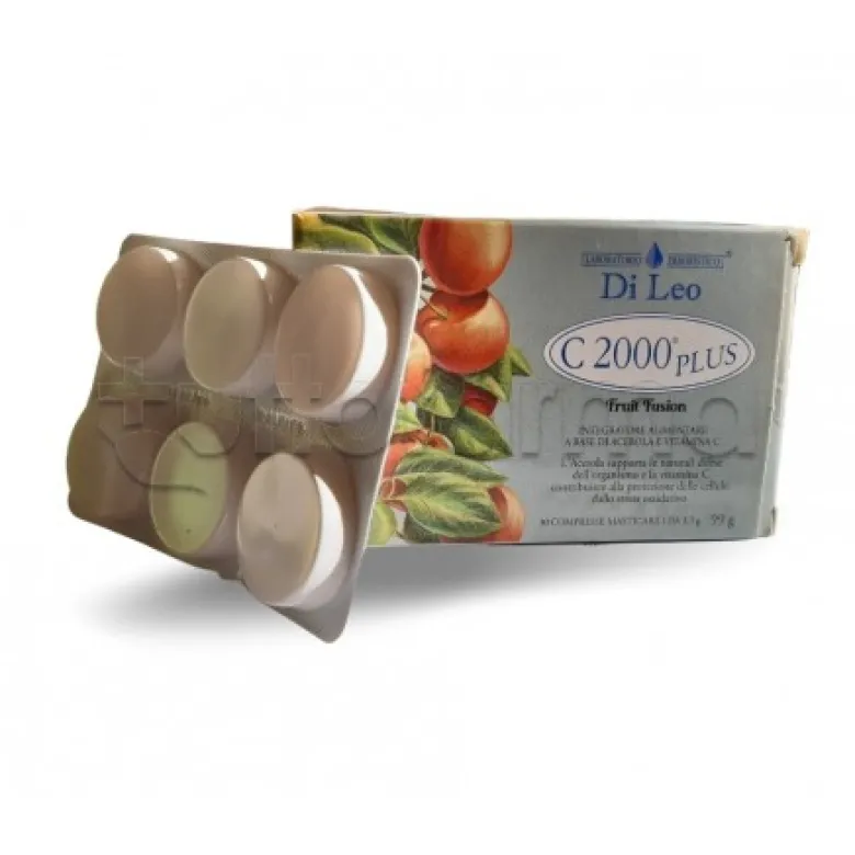 Di Leo Vitamina C 2000 Plus Fruit Fusion Integratore 30 Compresse