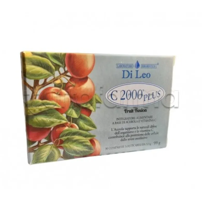 Di Leo Vitamina C 2000 Plus Fruit Fusion Integratore 30 Compresse