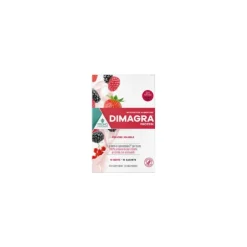 Dimagra Protein Red Fruit per Massa Muscolare 10 Bustine da 22g