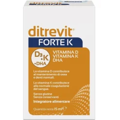 Ditrevit Forte K Humana Integratore per Ossa Denti e Cuore 15ml