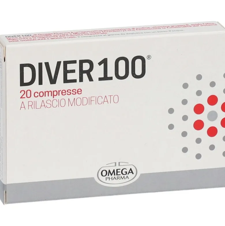 Diver 100 Integratore per Funzionalità Digestiva 20 Compresse