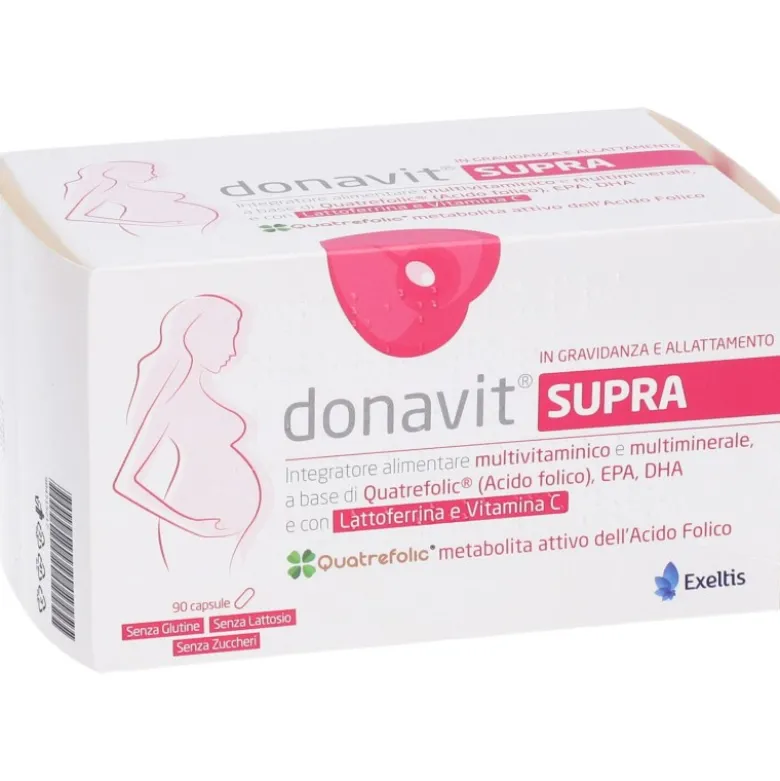 Donavit Supra Integratore per Gravidanza e Allattamento 90 Capsule
