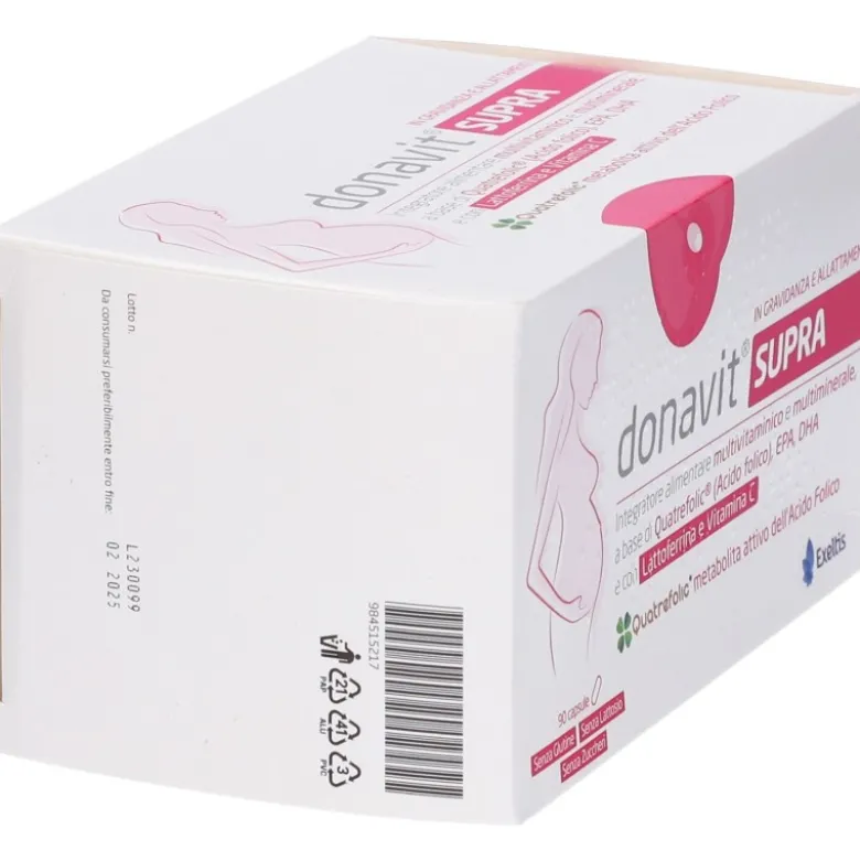 Donavit Supra Integratore per Gravidanza e Allattamento 90 Capsule