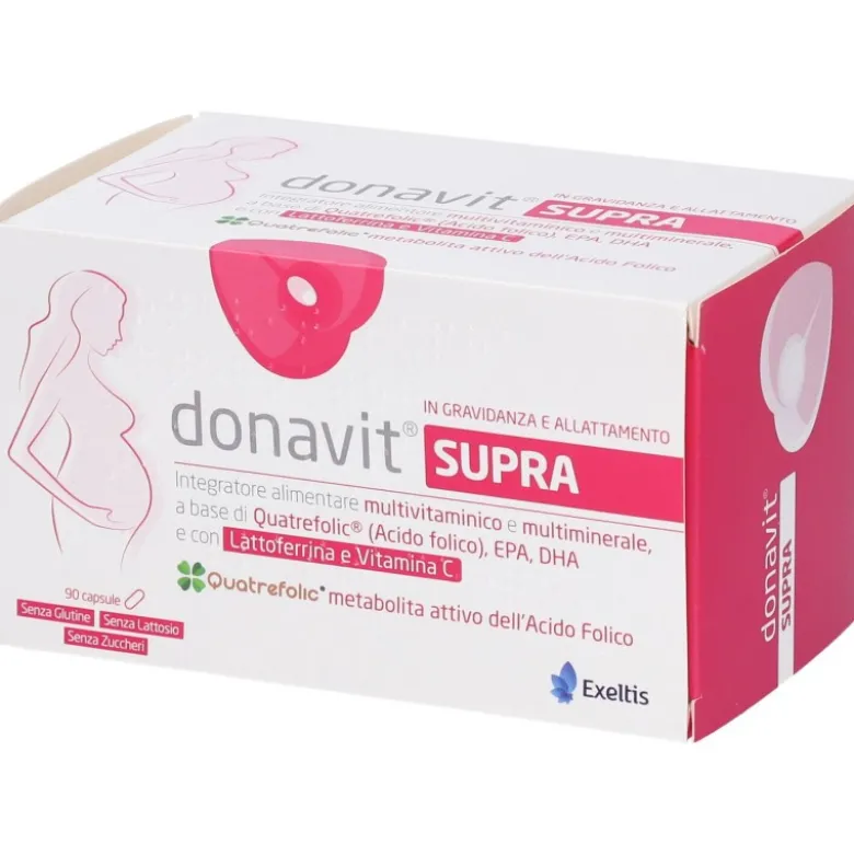Donavit Supra Integratore per Gravidanza e Allattamento 90 Capsule