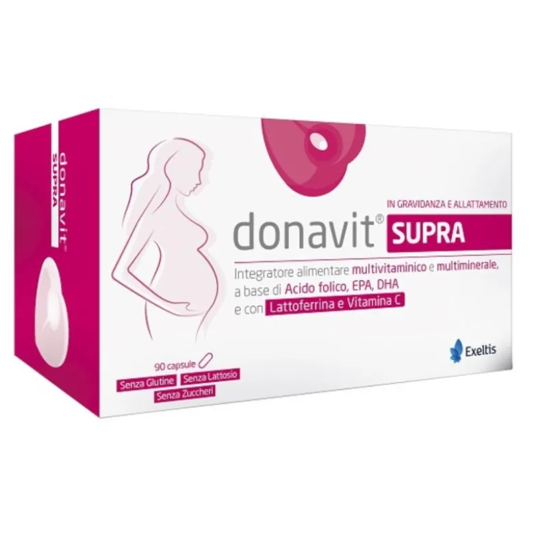 Donavit Supra Integratore per Gravidanza e Allattamento 90 Capsule