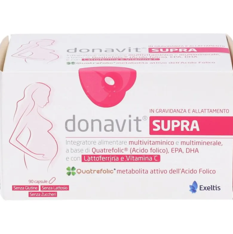 Donavit Supra Integratore per Gravidanza e Allattamento 90 Capsule
