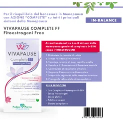 Donna W Vivapause Complete FF Integratore per Menopausa 30 Compresse
