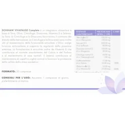 Donna W Vivapause Complete FF Integratore per Menopausa 30 Compresse