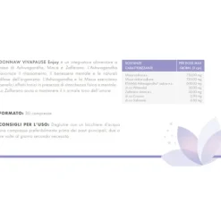 Donna W Vivipause Enjoy Integratore Relax in Menopausa 30 Compresse