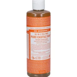 Dr. Bronner's Sapone Liquido Tea Tree 18-in-1 475ml