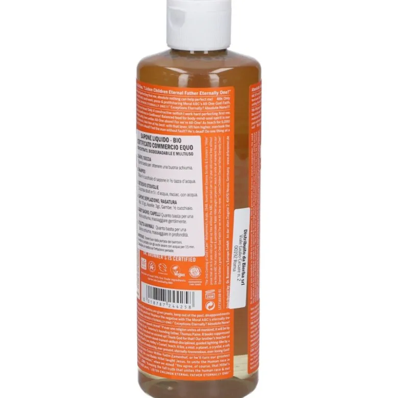 Dr. Bronner's Sapone Liquido Tea Tree 18-in-1 475ml