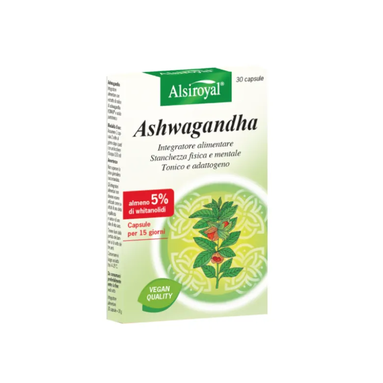 Dr. Cagnola Ashwaganda Integratore per Controllo Stress 30 Capsule