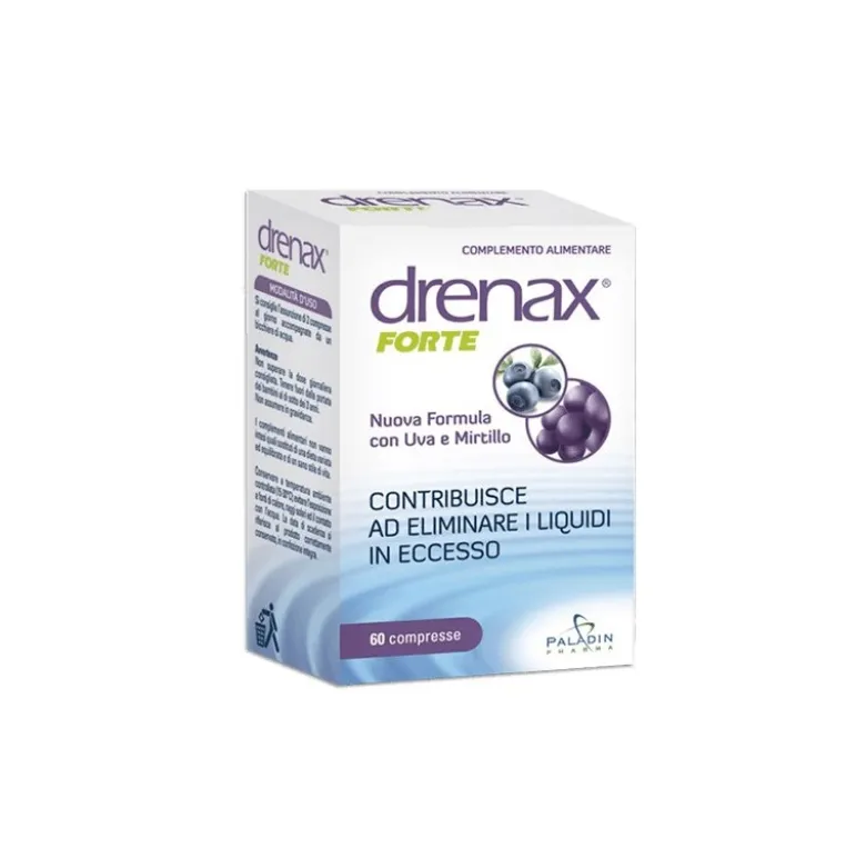 Drenax Forte Mirtillo Integratore Drenante 60 Compresse