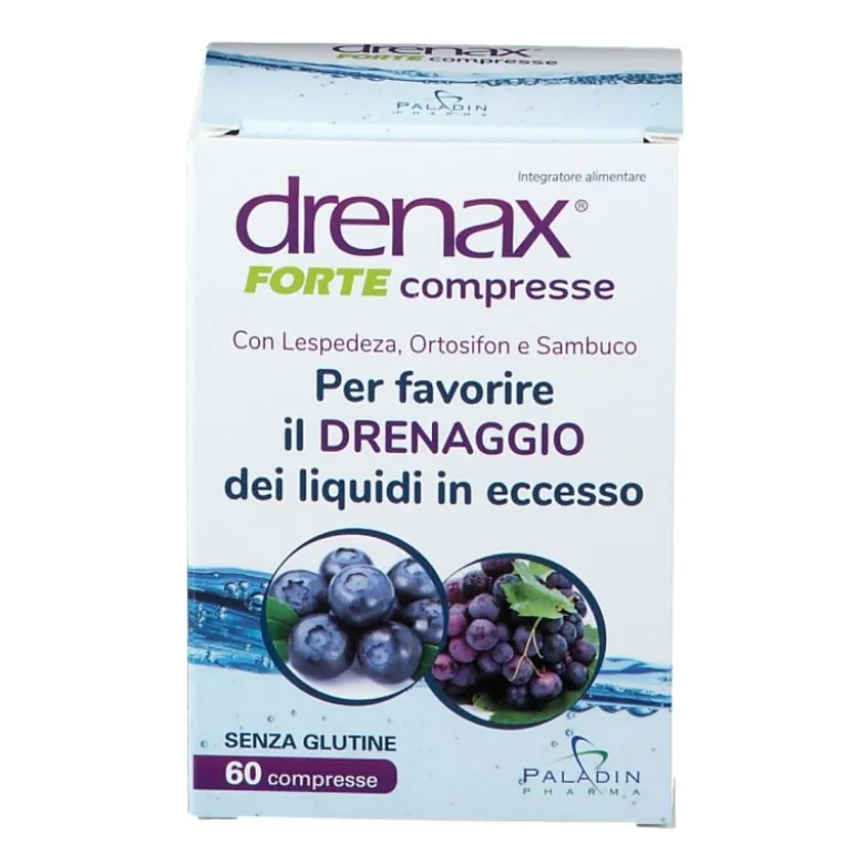 Drenax Forte Mirtillo Integratore Drenante 60 Compresse