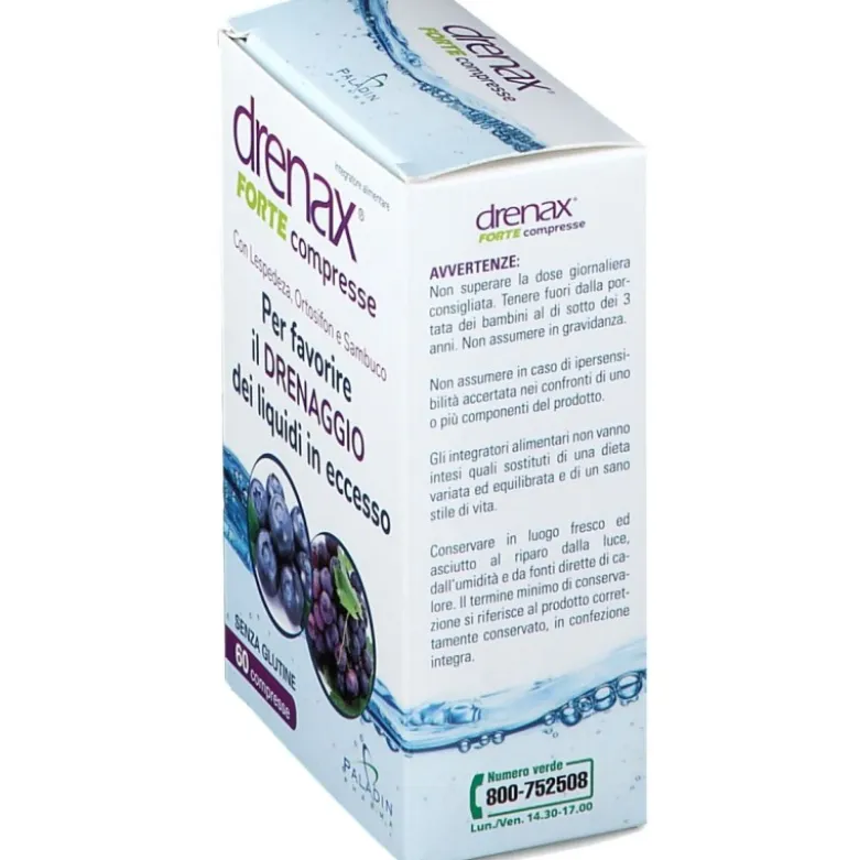 Drenax Forte Mirtillo Integratore Drenante 60 Compresse