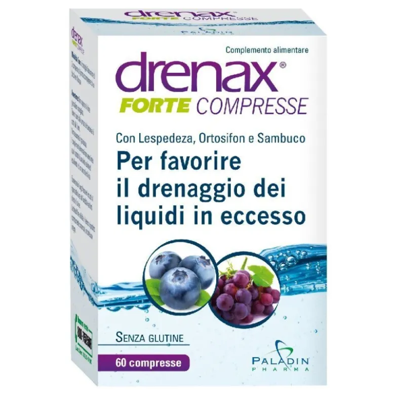 Drenax Forte Mirtillo Integratore Drenante 60 Compresse