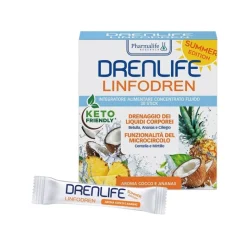 Drenlife Linfodren Summer Edition Integratore Drenante per Gambe Leggere 30 Stick 10 ml