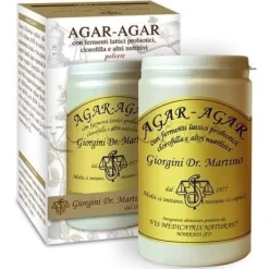 Dr Giorgini Agar-Agar con Fermenti Lattici e ClorofillaIntegratore Intestino 150g