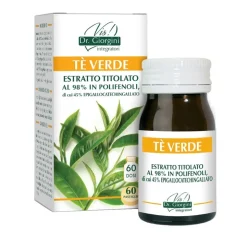 Dr. Giorgini Tè Verde Estratto Titolato 98% EGCG Antiossidante 60 Pastiglie
