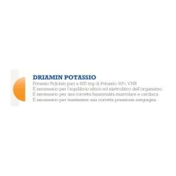 Driatec Driamin Potassio Integratore per Muscoli e Pressione 15 ml