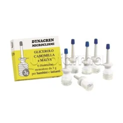 Dynacren Microclismi Camomilla E Malva per Intestino 6 Pezzi