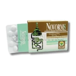 Ecol Novorms Integratore per Parassitosi Intestinale 50 Tavolette